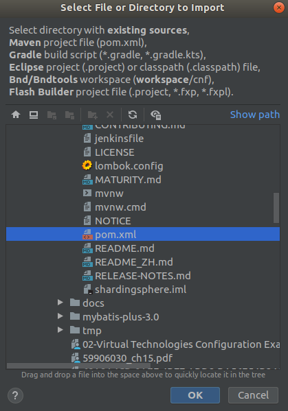 select-project-pom-file
